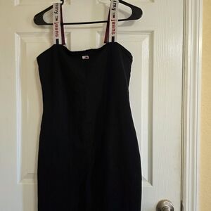 Tommy Hilfiger Black Strap Bodycon Dress